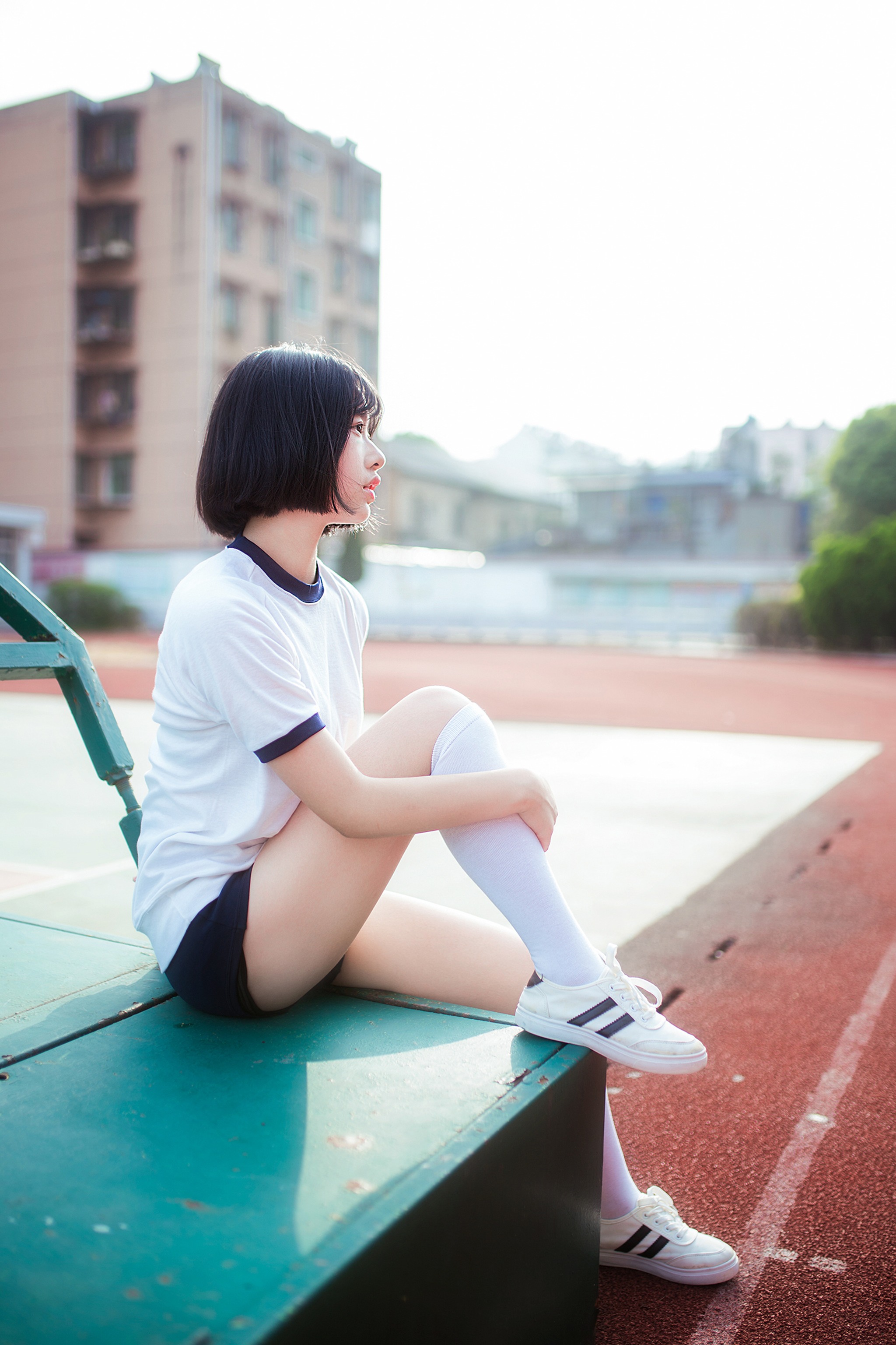图片[1]-风之领域 – NO.091 操场上的体操服 [40P]-XikXak